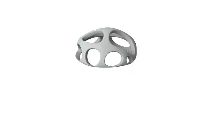 SciFi Cube Object No 47889 Low Poly Shape