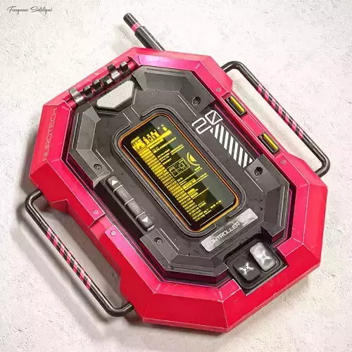 Sci-fi Controller V20 PBR Low-poly 3D model