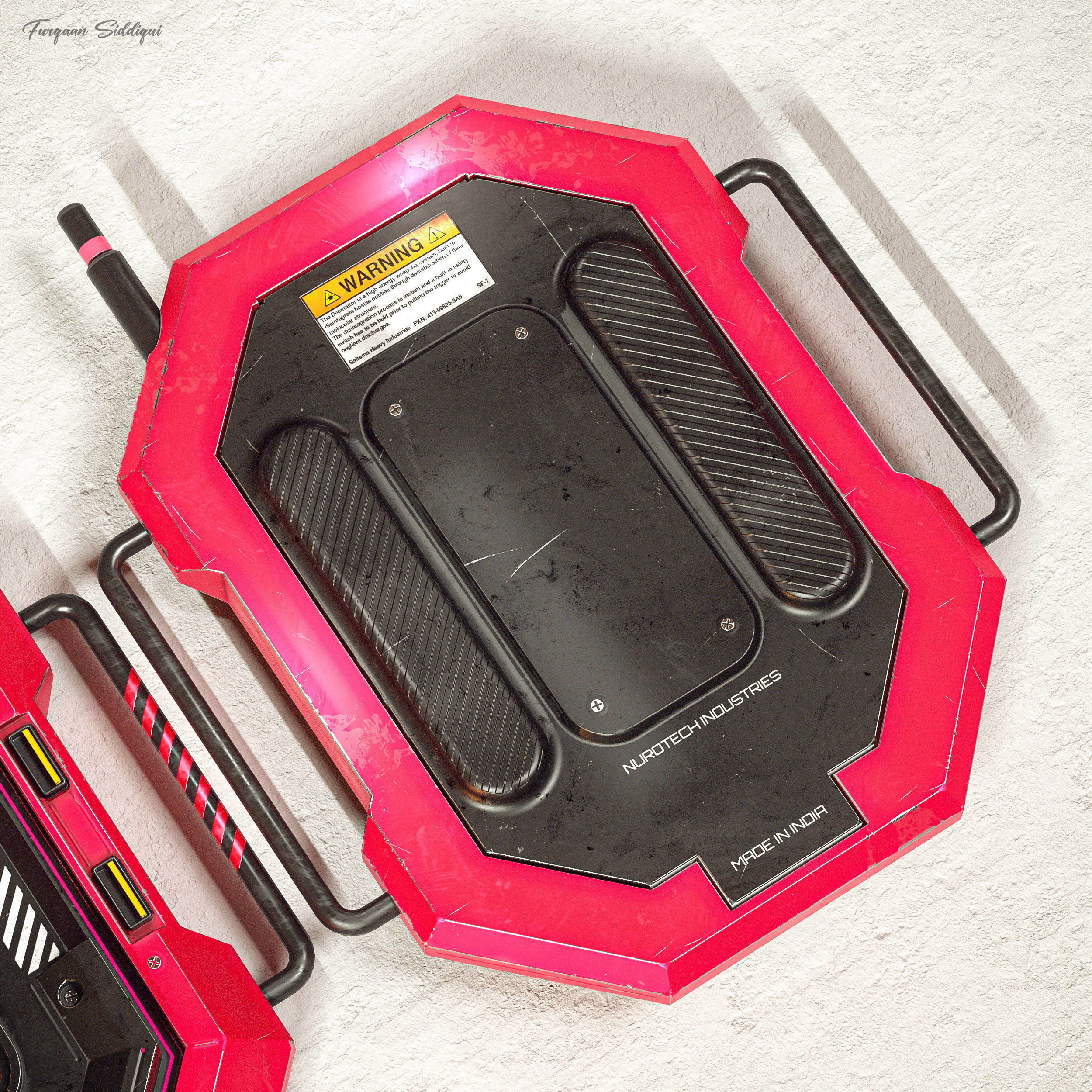 Sci-fi Controller V20 PBR Low-poly 3D model_8