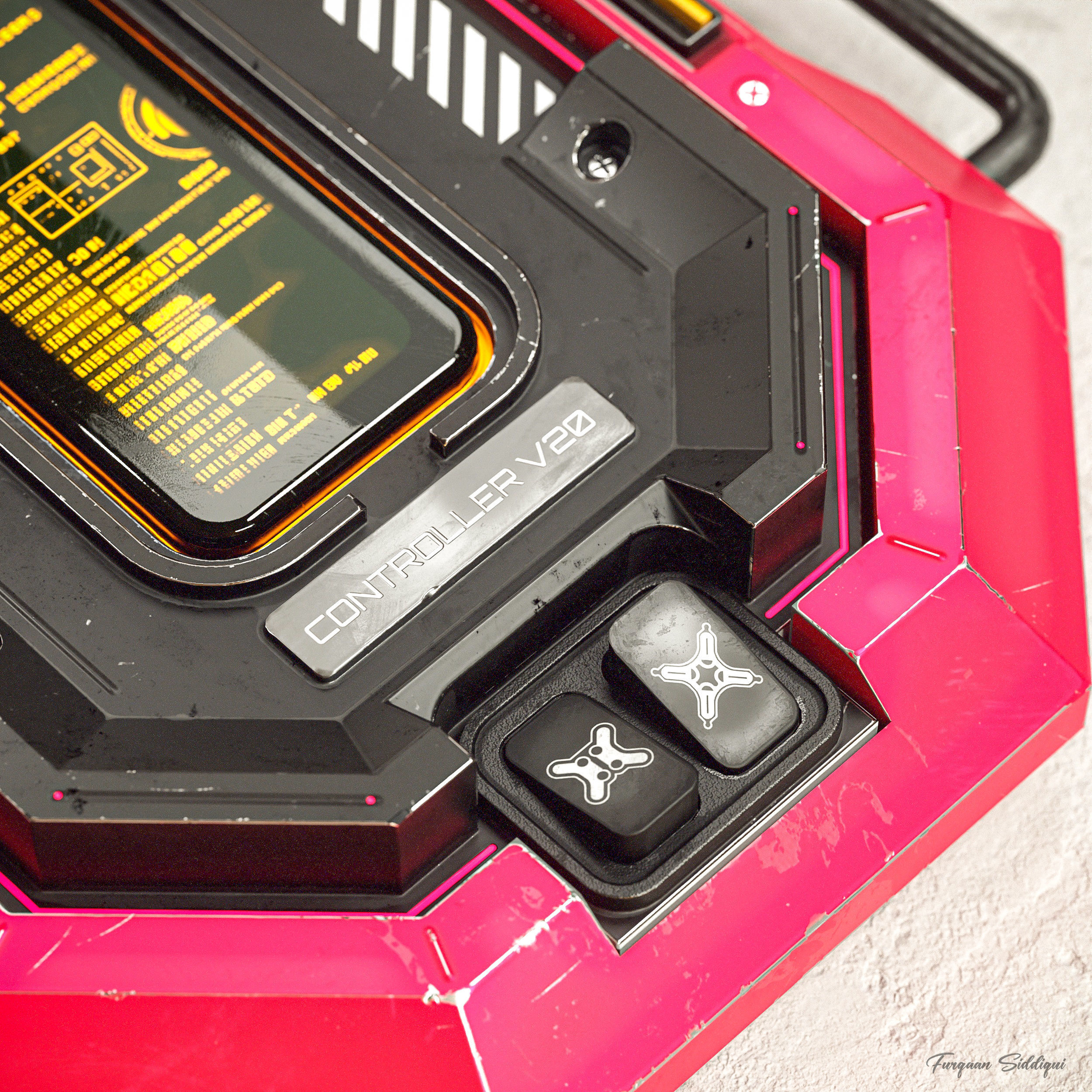 Sci-fi Controller V20 PBR Low-poly 3D model_5