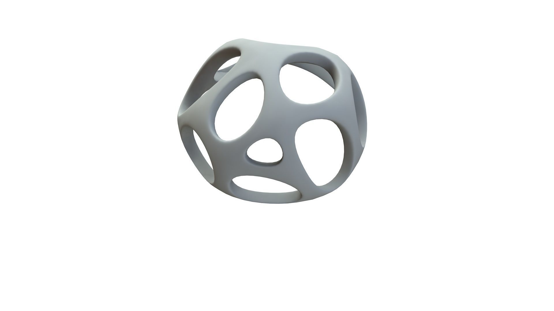 SciFi Cube Object No 47736 Low Poly Shape Low-poly 3D model_16