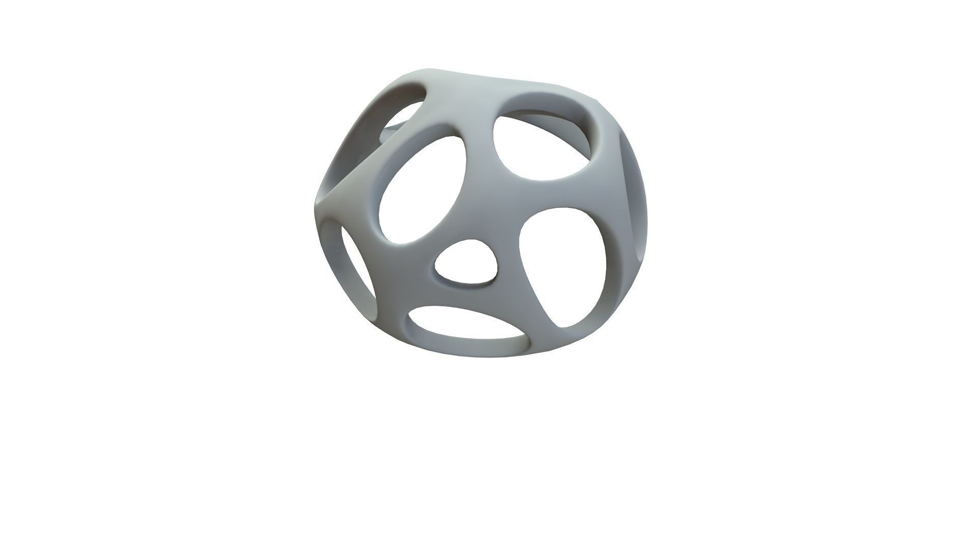 SciFi Cube Object No 47736 Low Poly Shape Low-poly 3D model_15