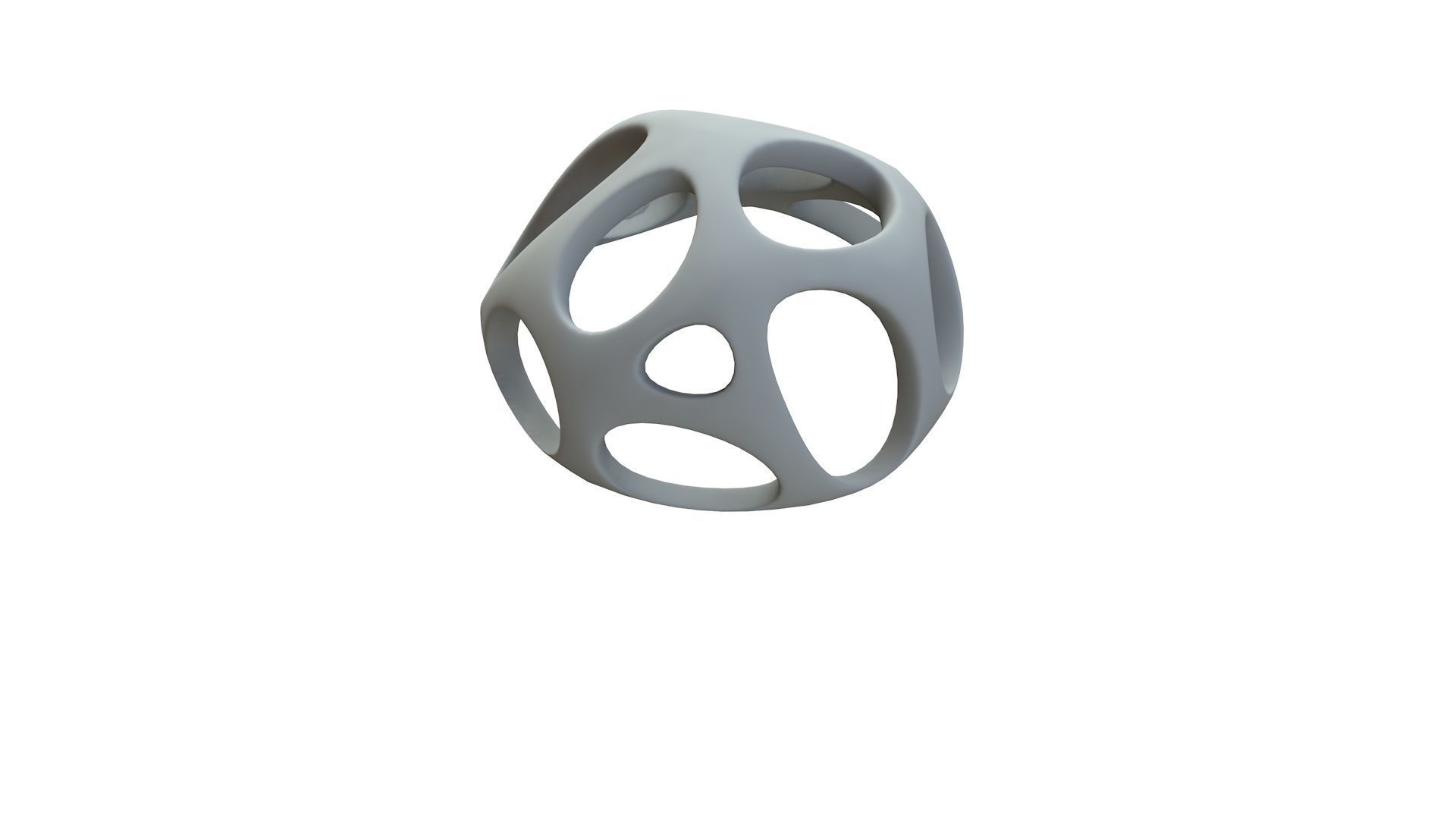 SciFi Cube Object No 47736 Low Poly Shape Low-poly 3D model_14