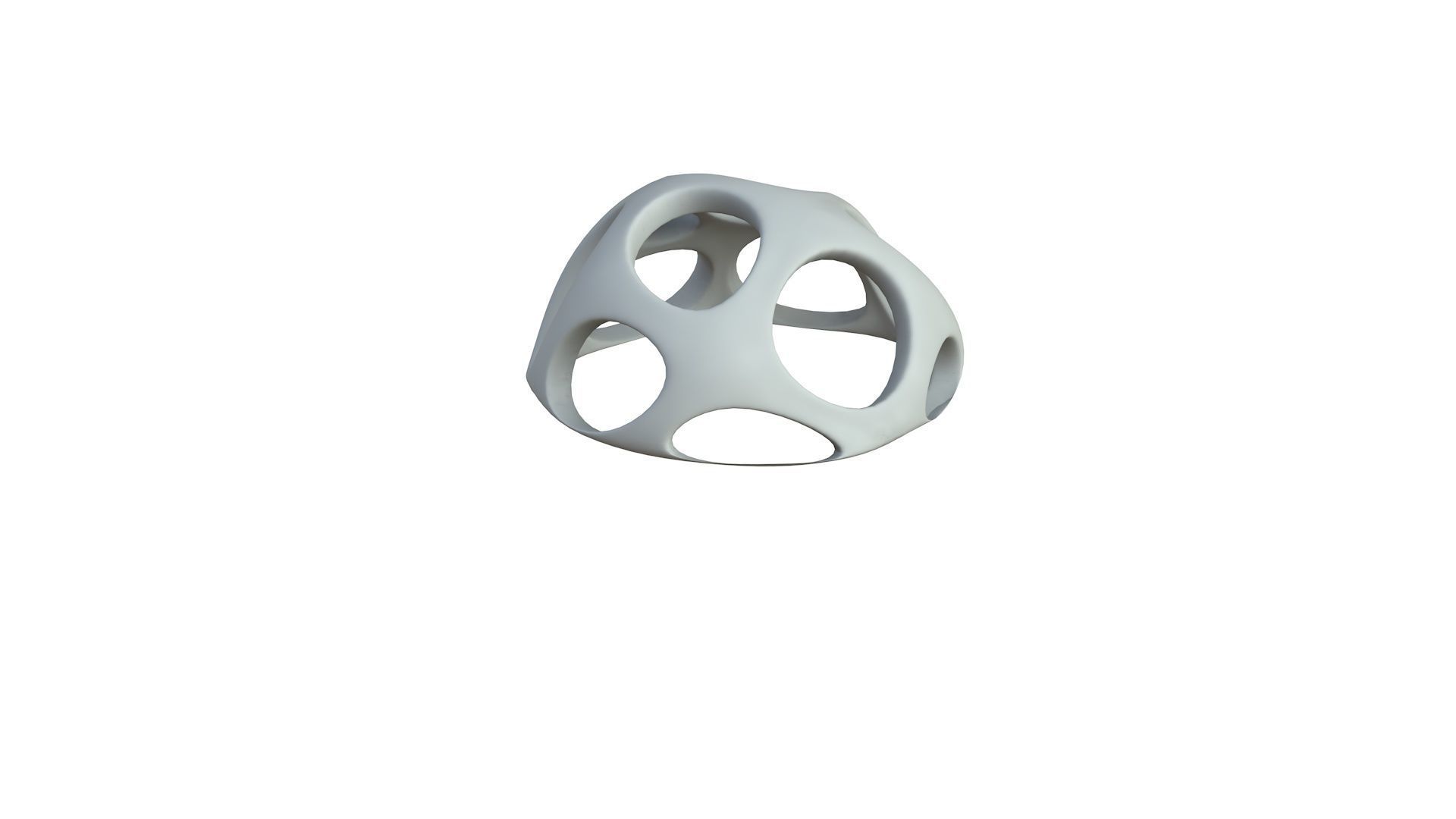 SciFi Cube Object No 47736 Low Poly Shape Low-poly 3D model_4