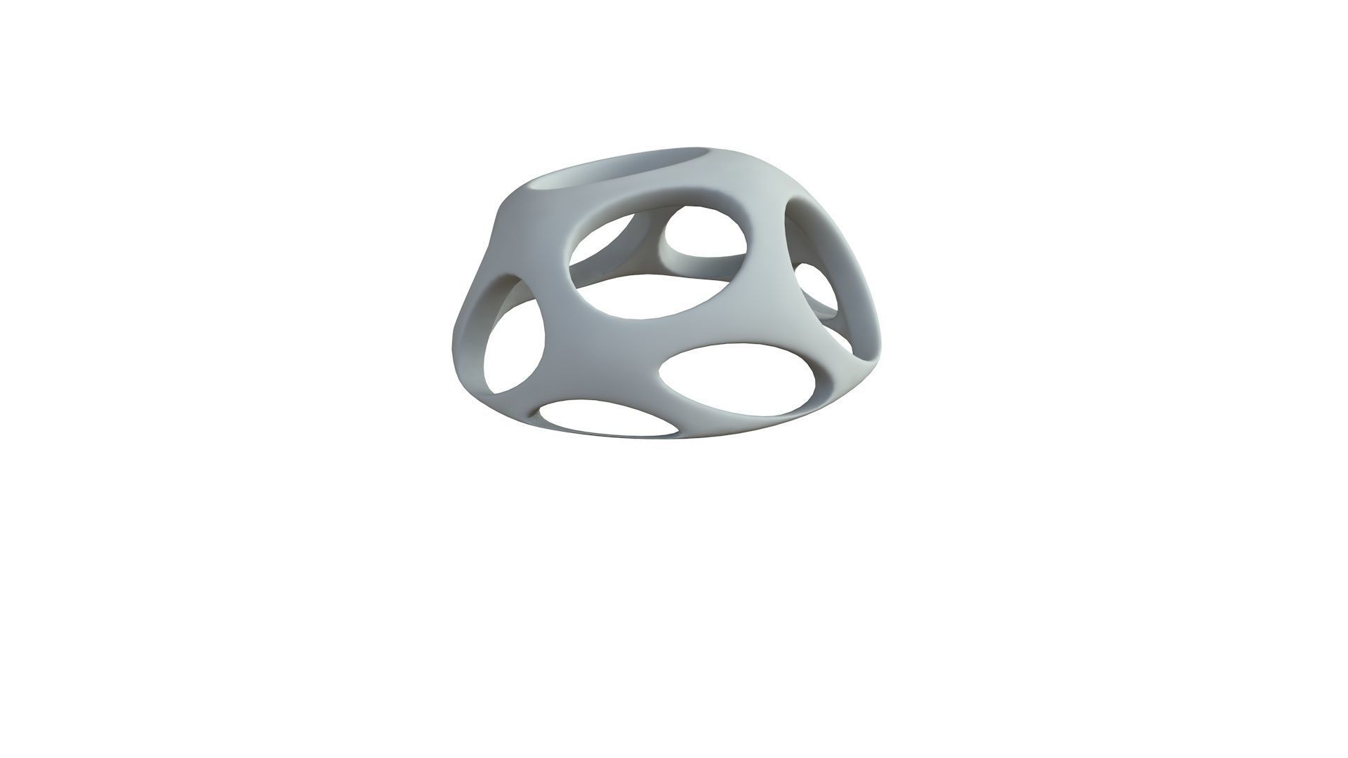 SciFi Cube Object No 47597 Low Poly Shape Low-poly 3D model_6