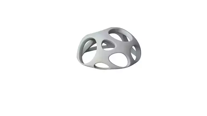 SciFi Cube Object No 47597 Low Poly Shape