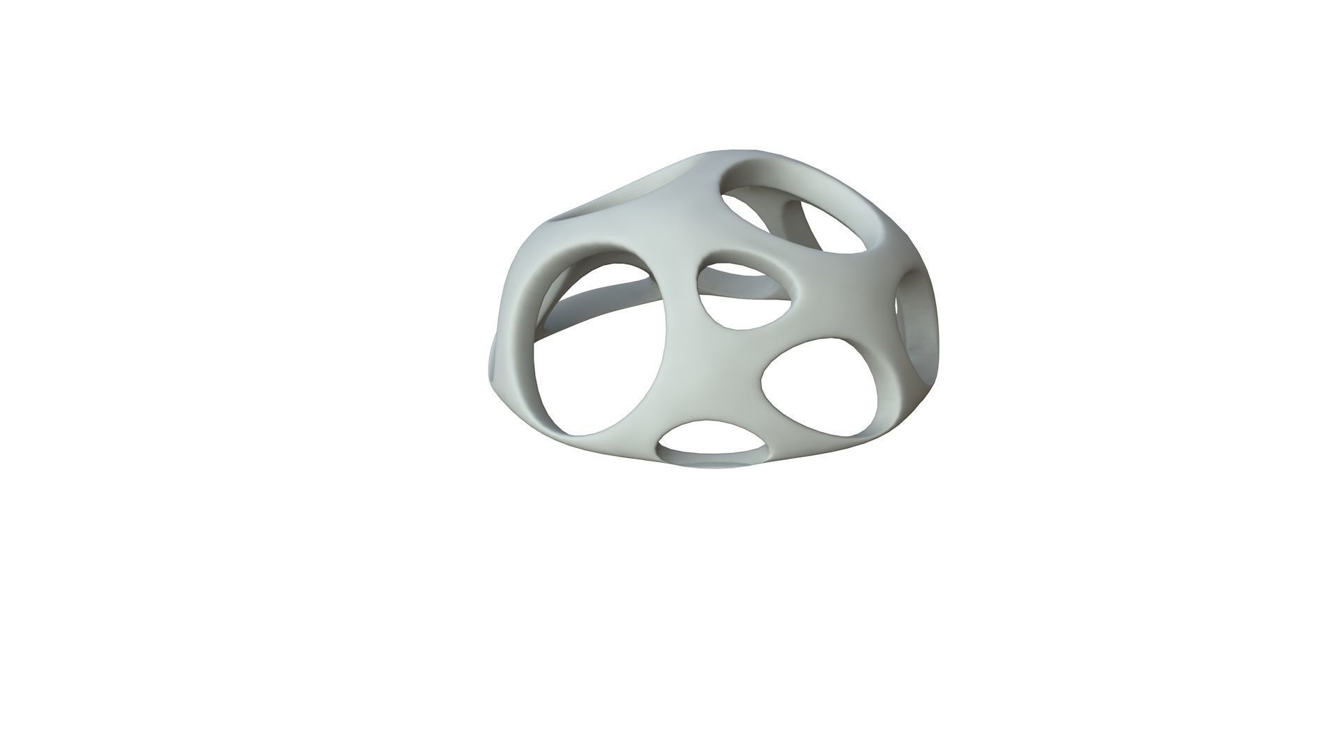 SciFi Cube Object No 47597 Low Poly Shape Low-poly 3D model_1