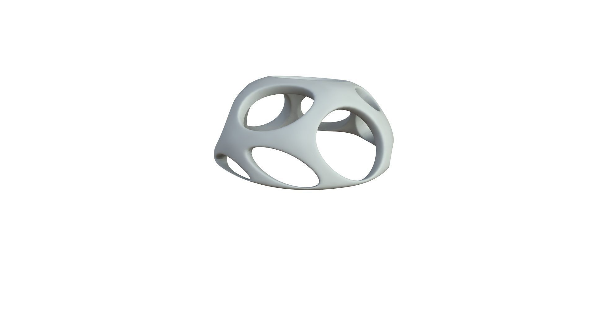 SciFi Cube Object No 47597 Low Poly Shape Low-poly 3D model_4