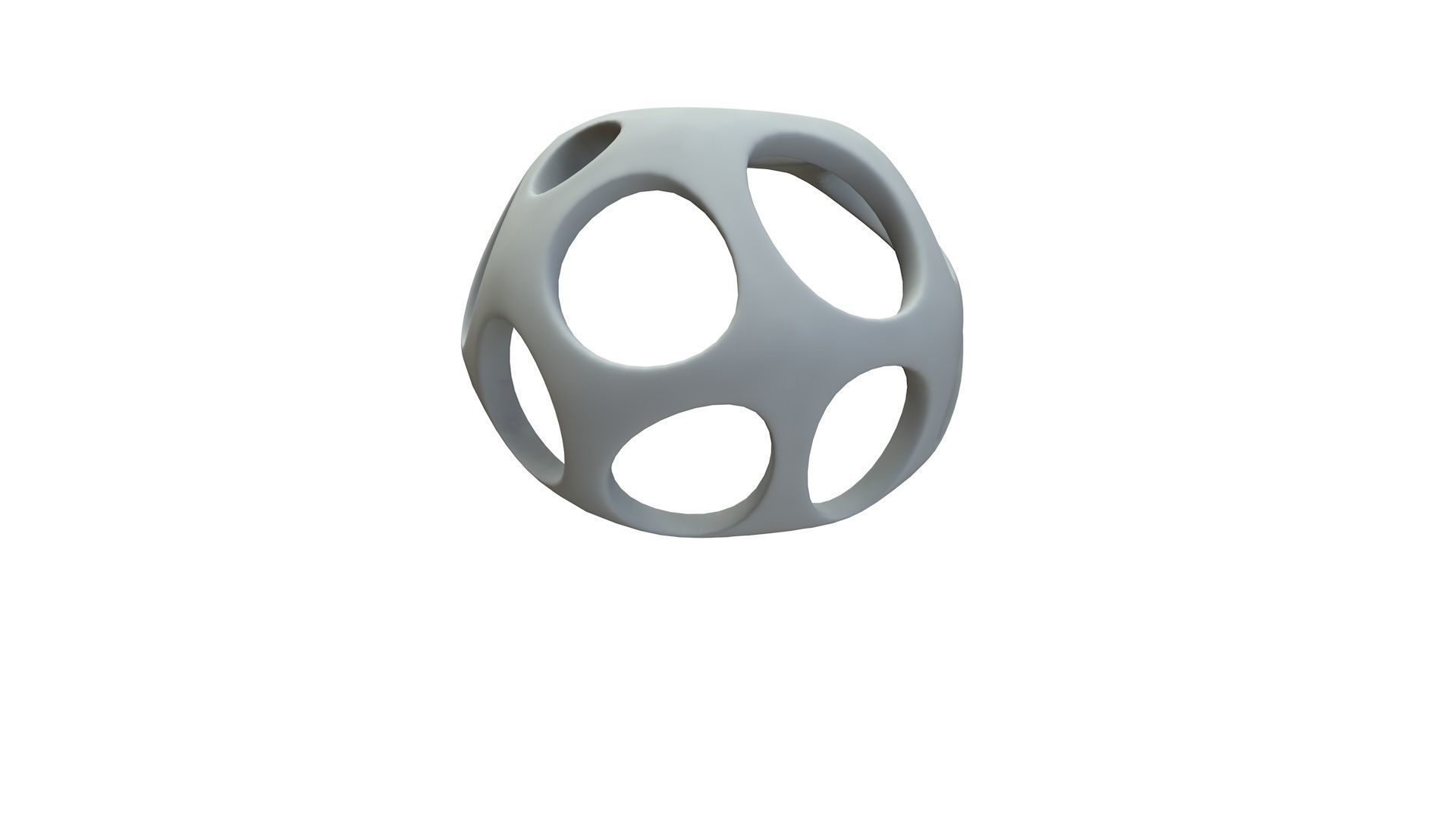 SciFi Cube Object No 47597 Low Poly Shape Low-poly 3D model_17