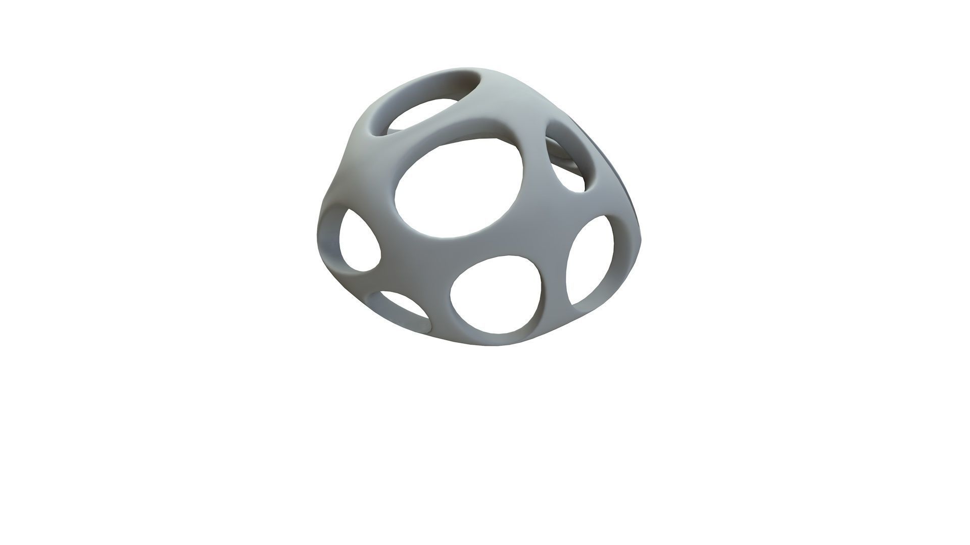 SciFi Cube Object No 47583 Low Poly Shape Low-poly 3D model_14