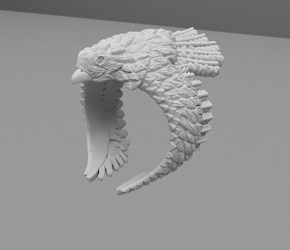 eagle ring 3D print model