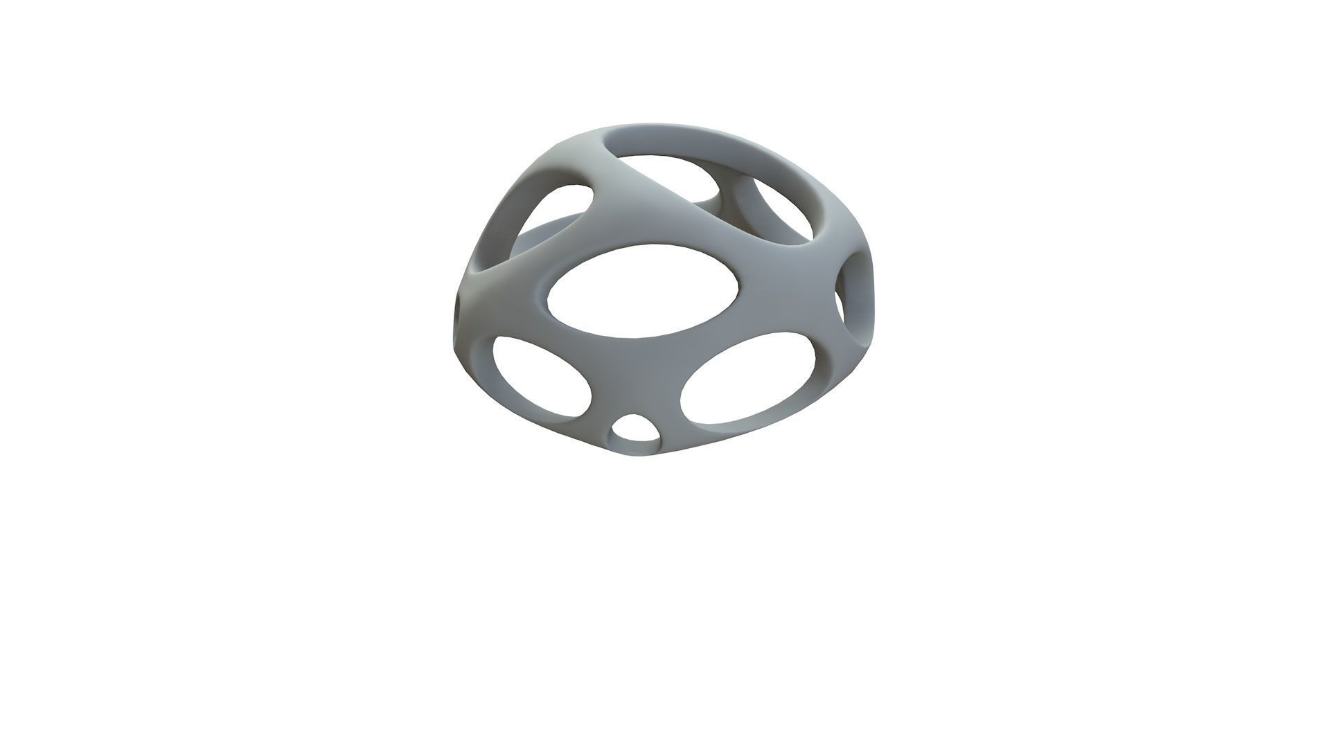 SciFi Cube Object No 47453 Low Poly Shape Low-poly 3D model_13