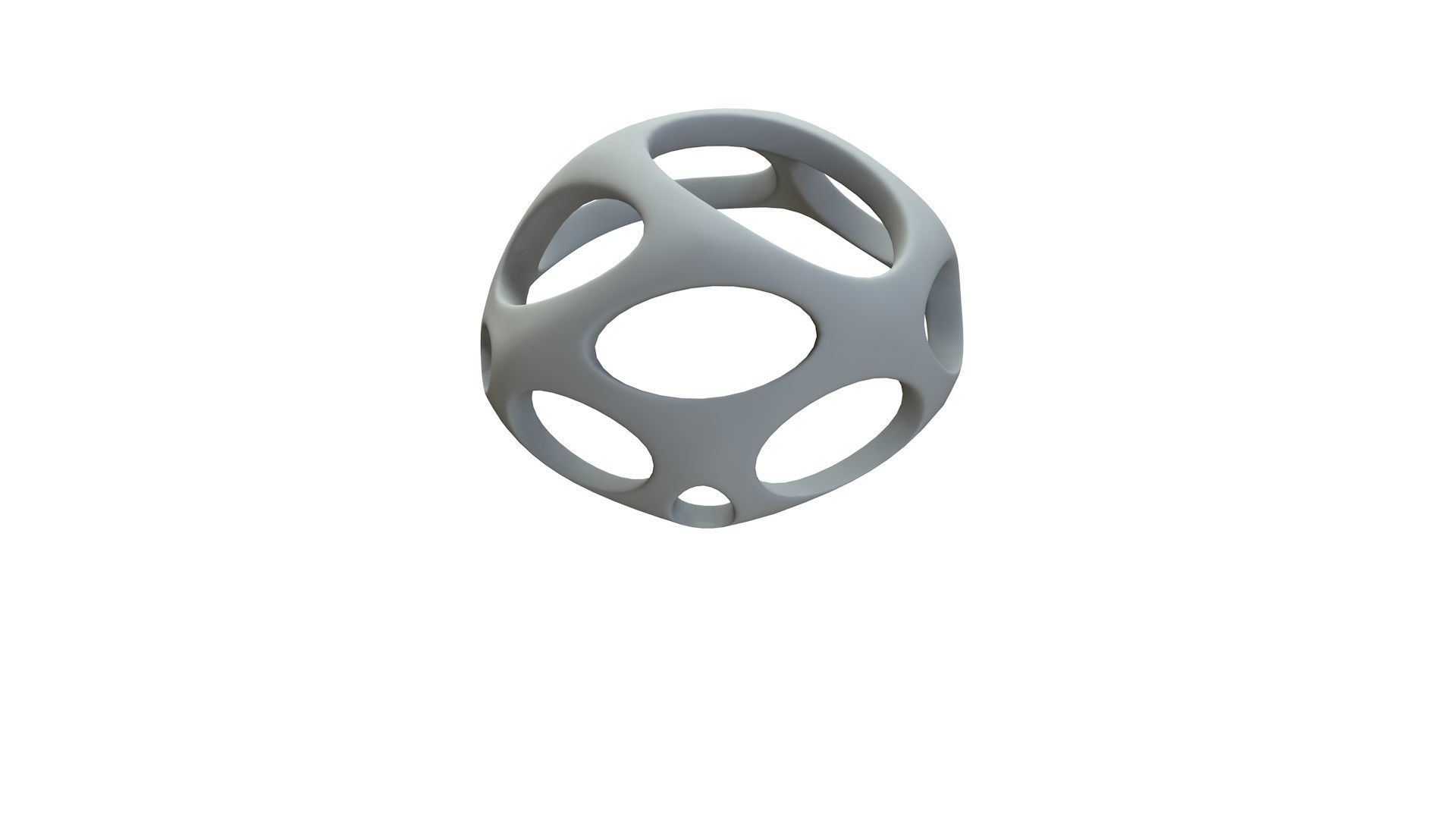 SciFi Cube Object No 47453 Low Poly Shape Low-poly 3D model_14