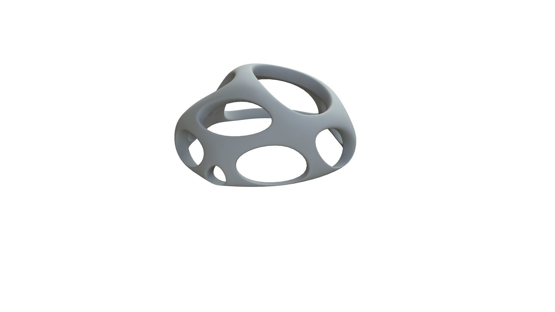 SciFi Cube Object No 47453 Low Poly Shape Low-poly 3D model_10