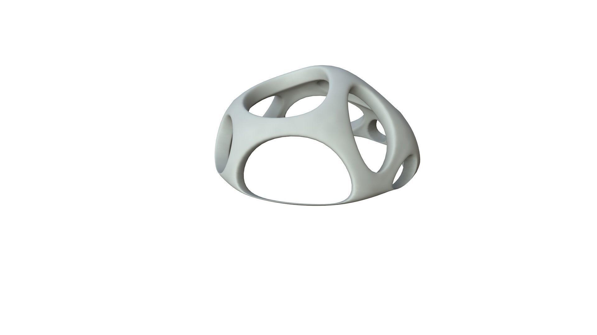 SciFi Cube Object No 47453 Low Poly Shape Low-poly 3D model_1