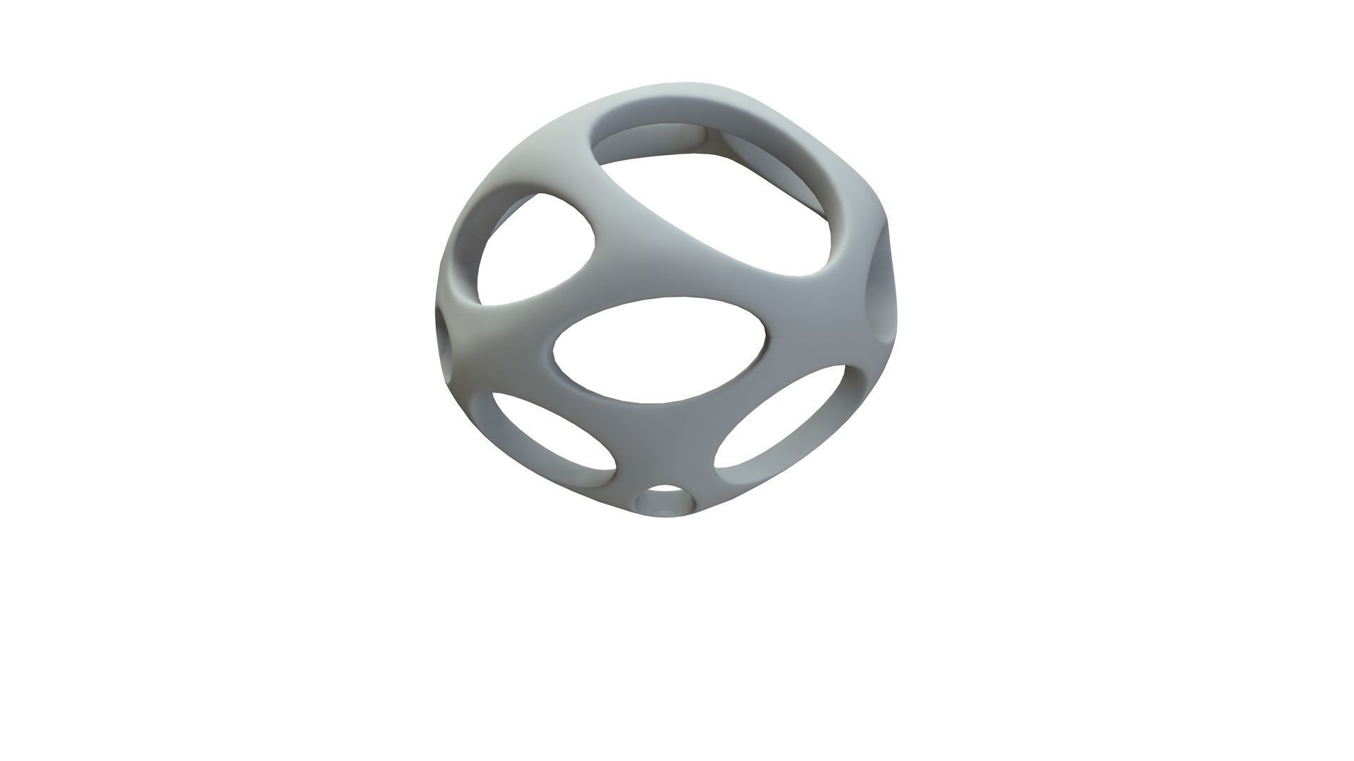 SciFi Cube Object No 47453 Low Poly Shape Low-poly 3D model_16