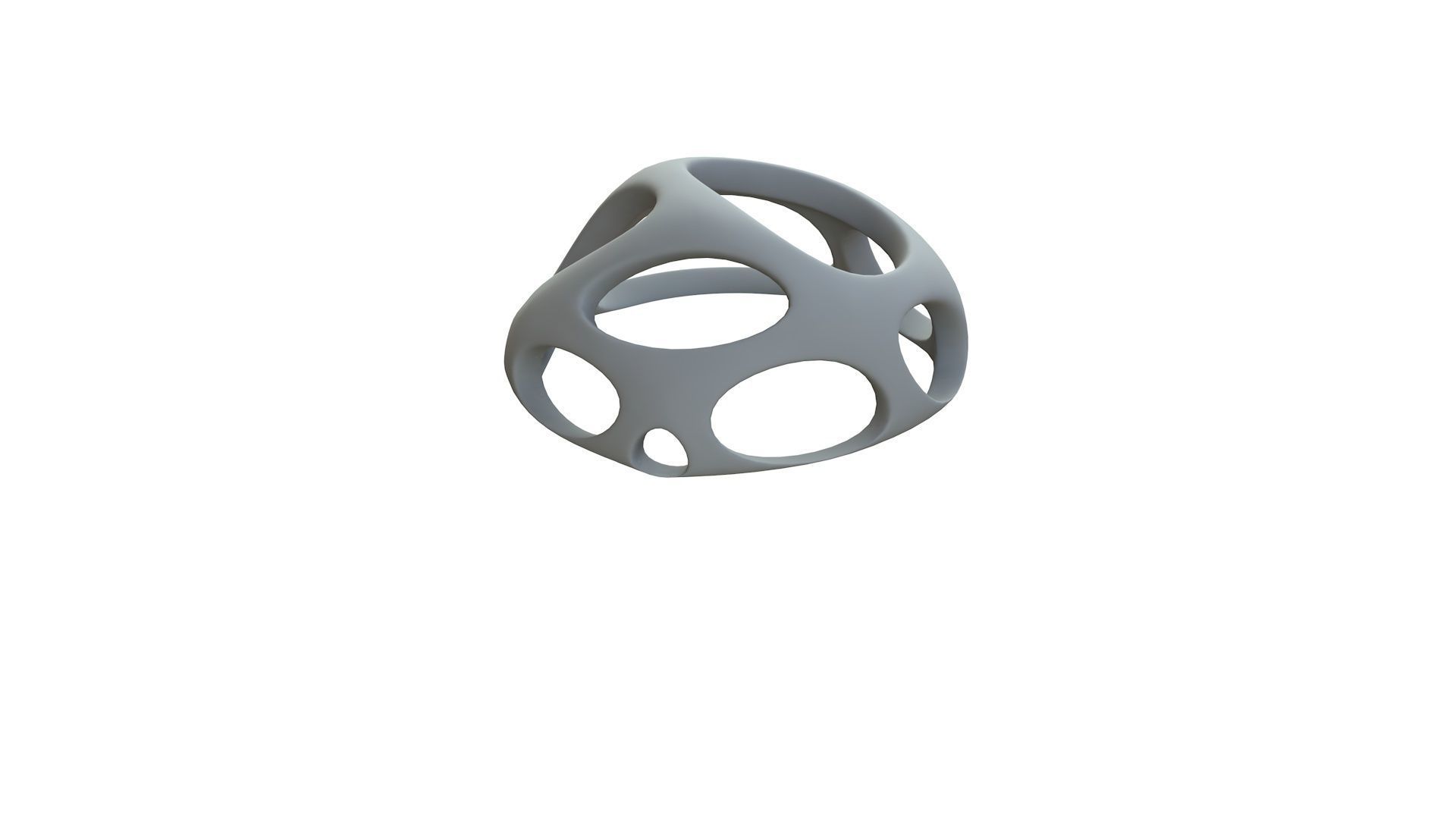 SciFi Cube Object No 47453 Low Poly Shape Low-poly 3D model_11