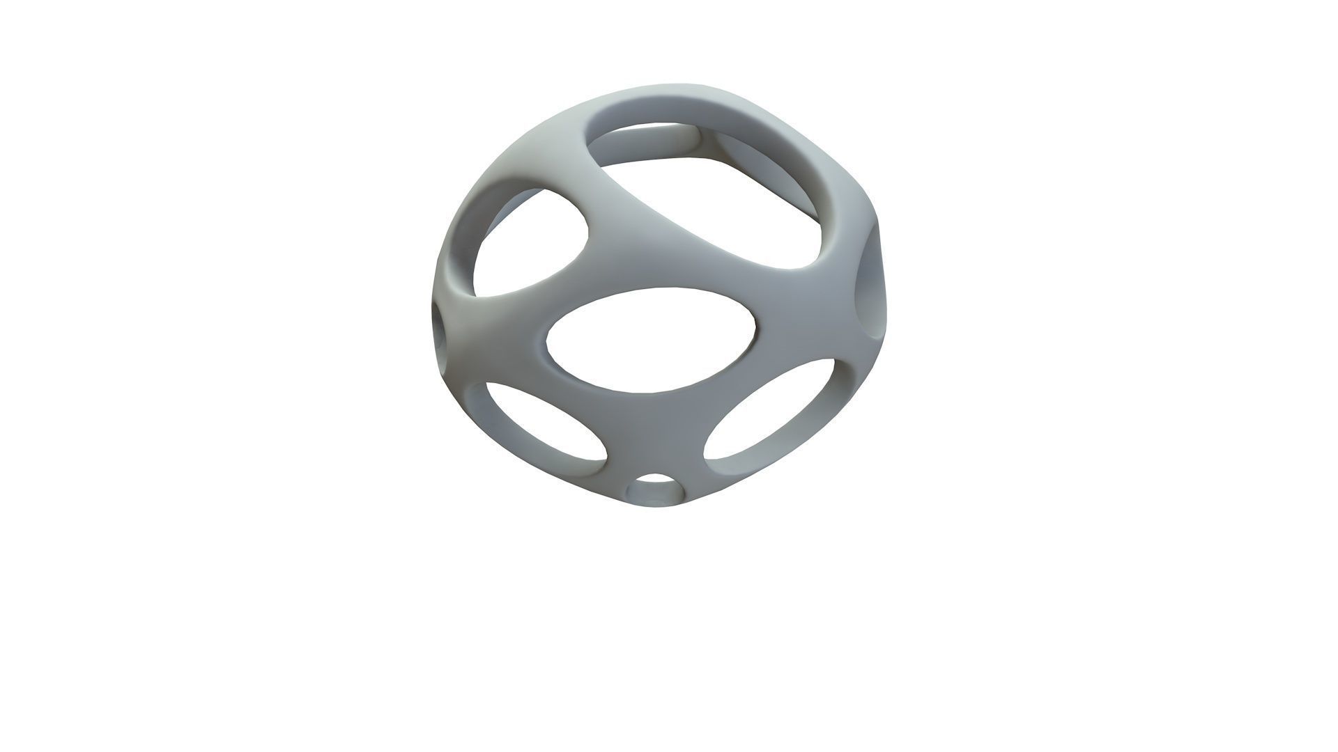 SciFi Cube Object No 47453 Low Poly Shape Low-poly 3D model_15