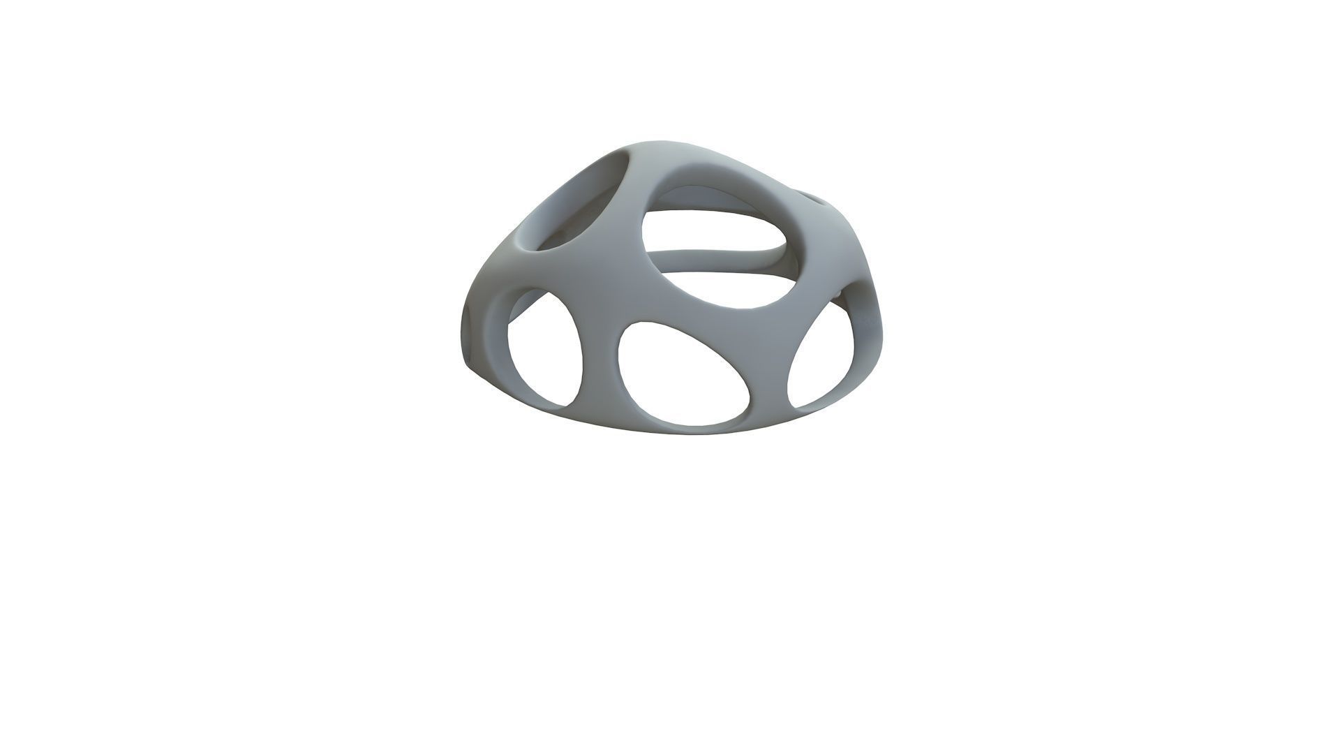 SciFi Cube Object No 46876 Low Poly Shape Low-poly 3D model_11