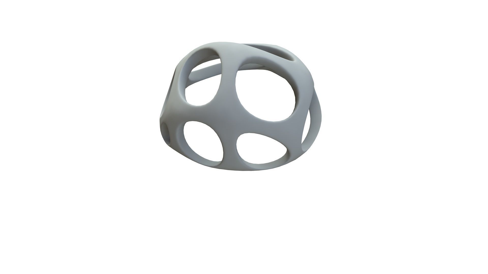 SciFi Cube Object No 46876 Low Poly Shape Low-poly 3D model_14