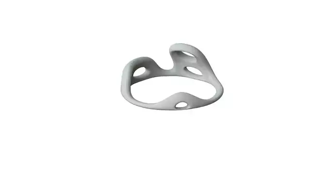 SciFi Cube Object No 46537 Low Poly Shape