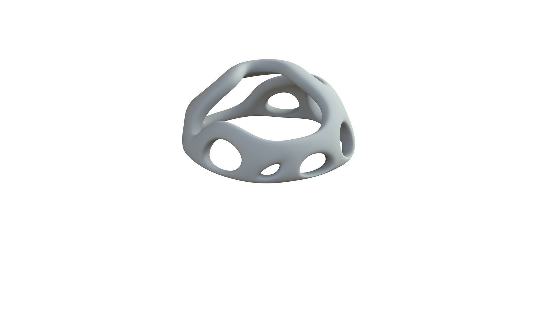 SciFi Cube Object No 45897 Low Poly Shape Low-poly 3D model_7