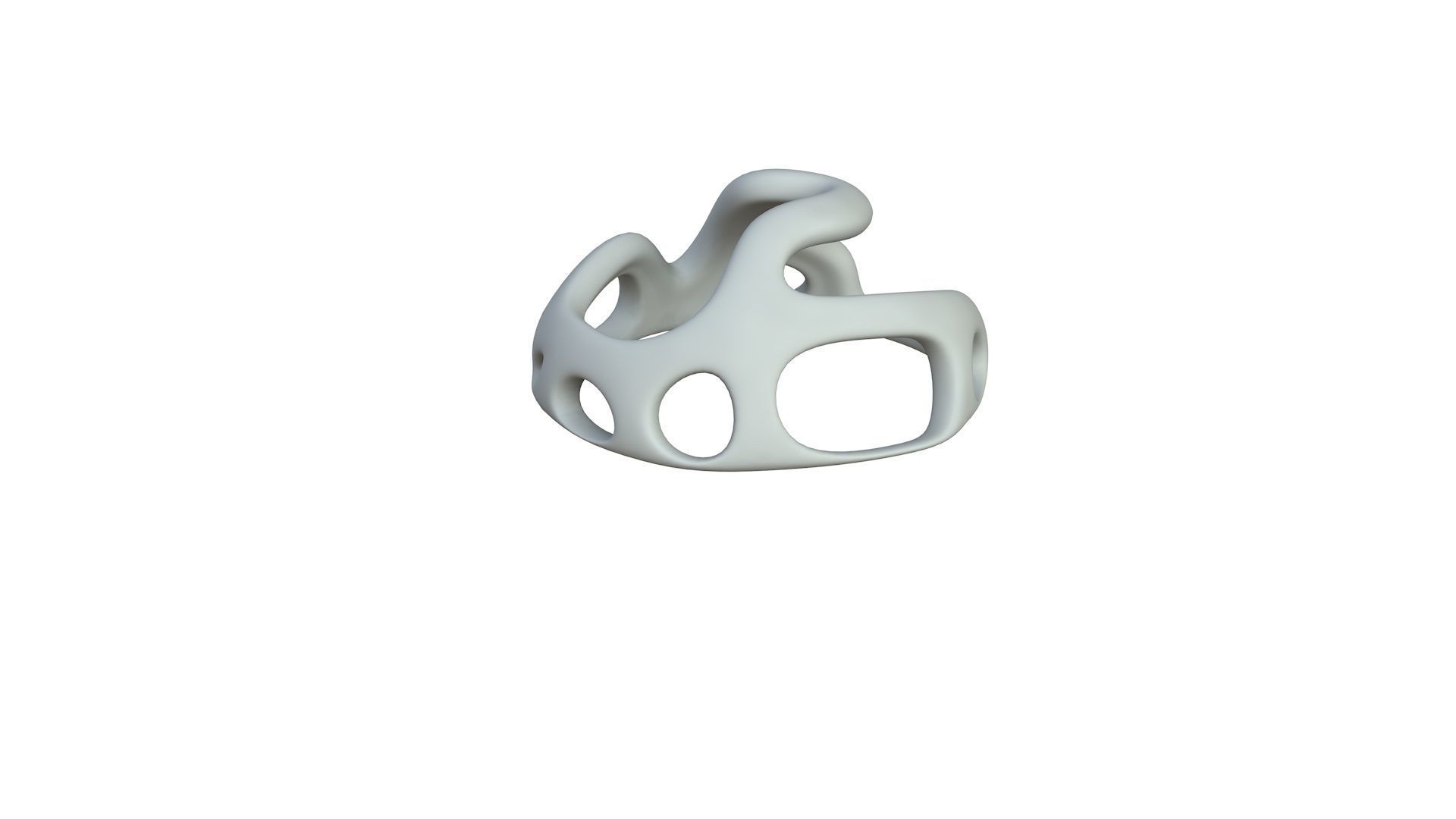 SciFi Cube Object No 45897 Low Poly Shape Low-poly 3D model_2