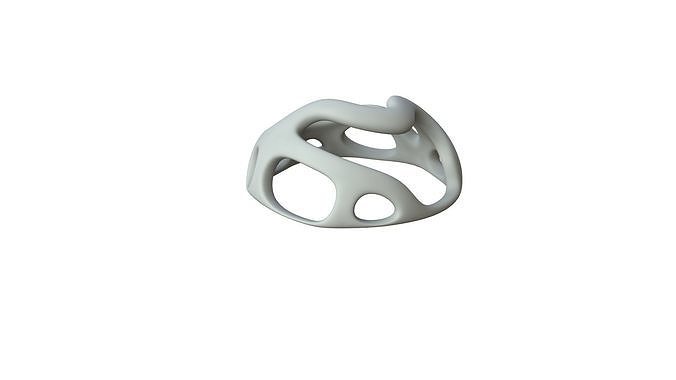 SciFi Cube Object No 45897 Low Poly Shape Low-poly 3D model