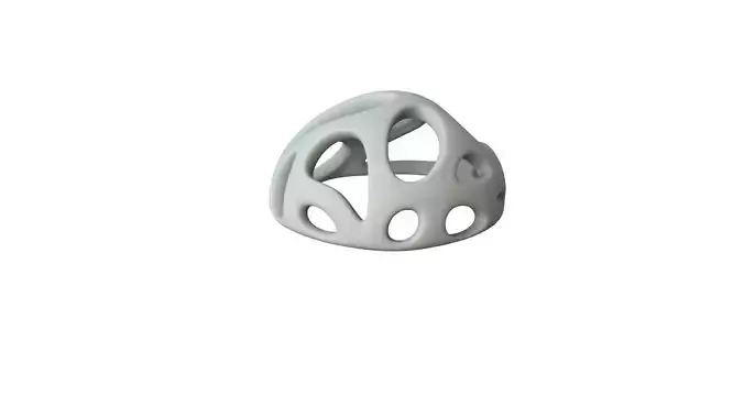 SciFi Cube Object No 45678 Low Poly Shape