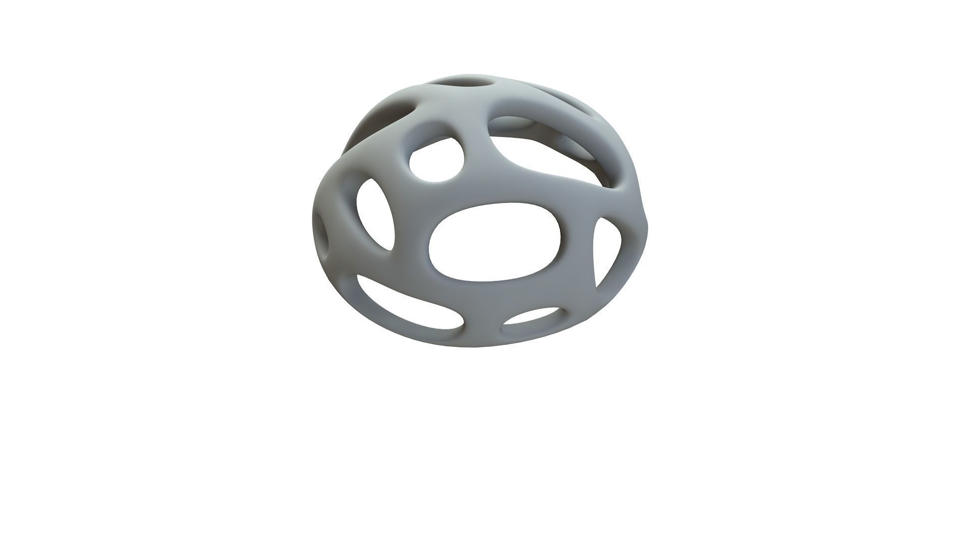 SciFi Cube Object No 45659 Low Poly Shape Low-poly 3D model_9