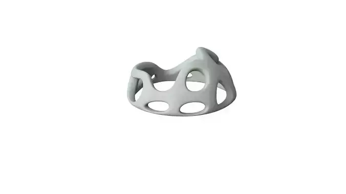 SciFi Cube Object No 45341 Low Poly Shape Low-poly 3D model