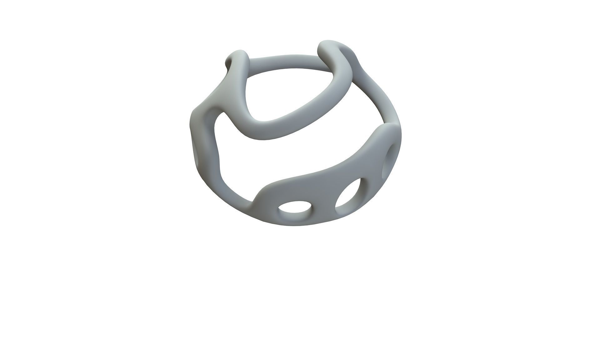 SciFi Cube Object No 44884 Low Poly Shape Low-poly 3D model_10