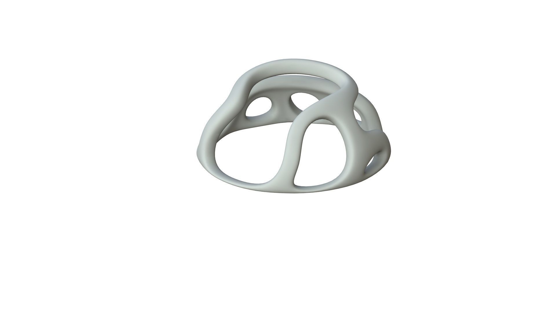 SciFi Cube Object No 44884 Low Poly Shape Low-poly 3D model_1