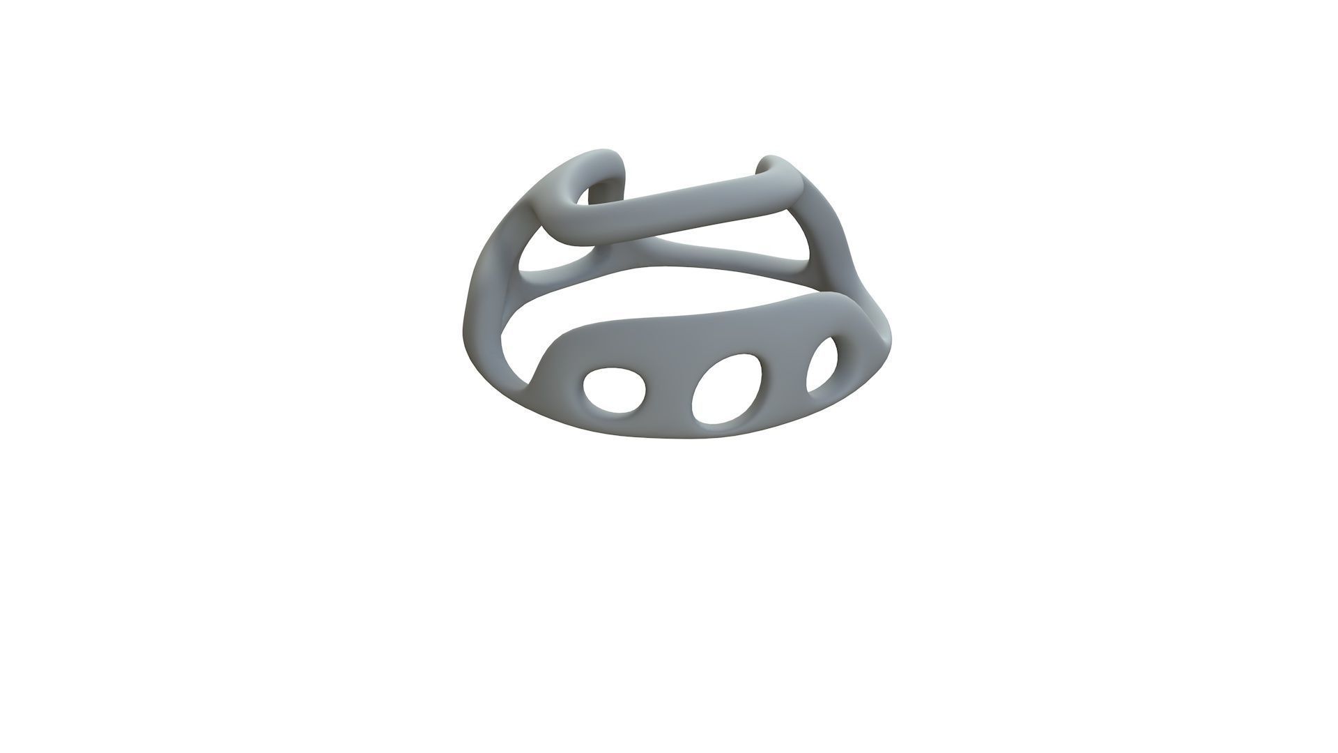 SciFi Cube Object No 44884 Low Poly Shape Low-poly 3D model_6