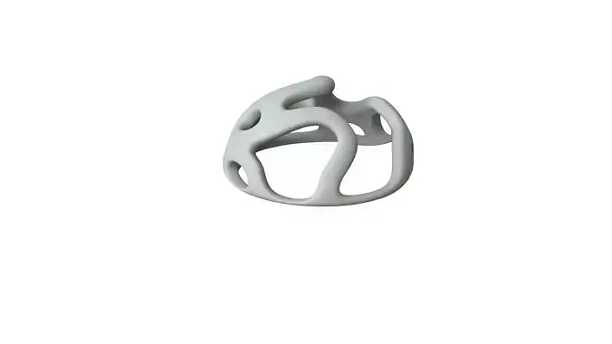 SciFi Cube Object No 44874 Low Poly Shape Low-poly 3D model
