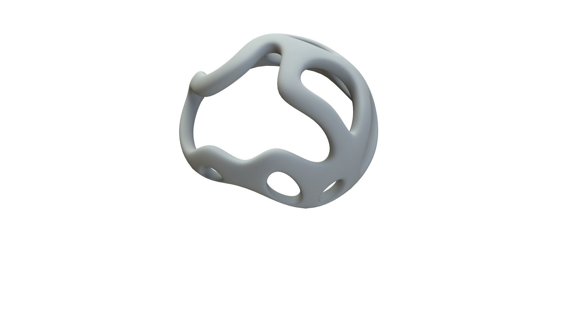 SciFi Cube Object No 44874 Low Poly Shape Low-poly 3D model_17