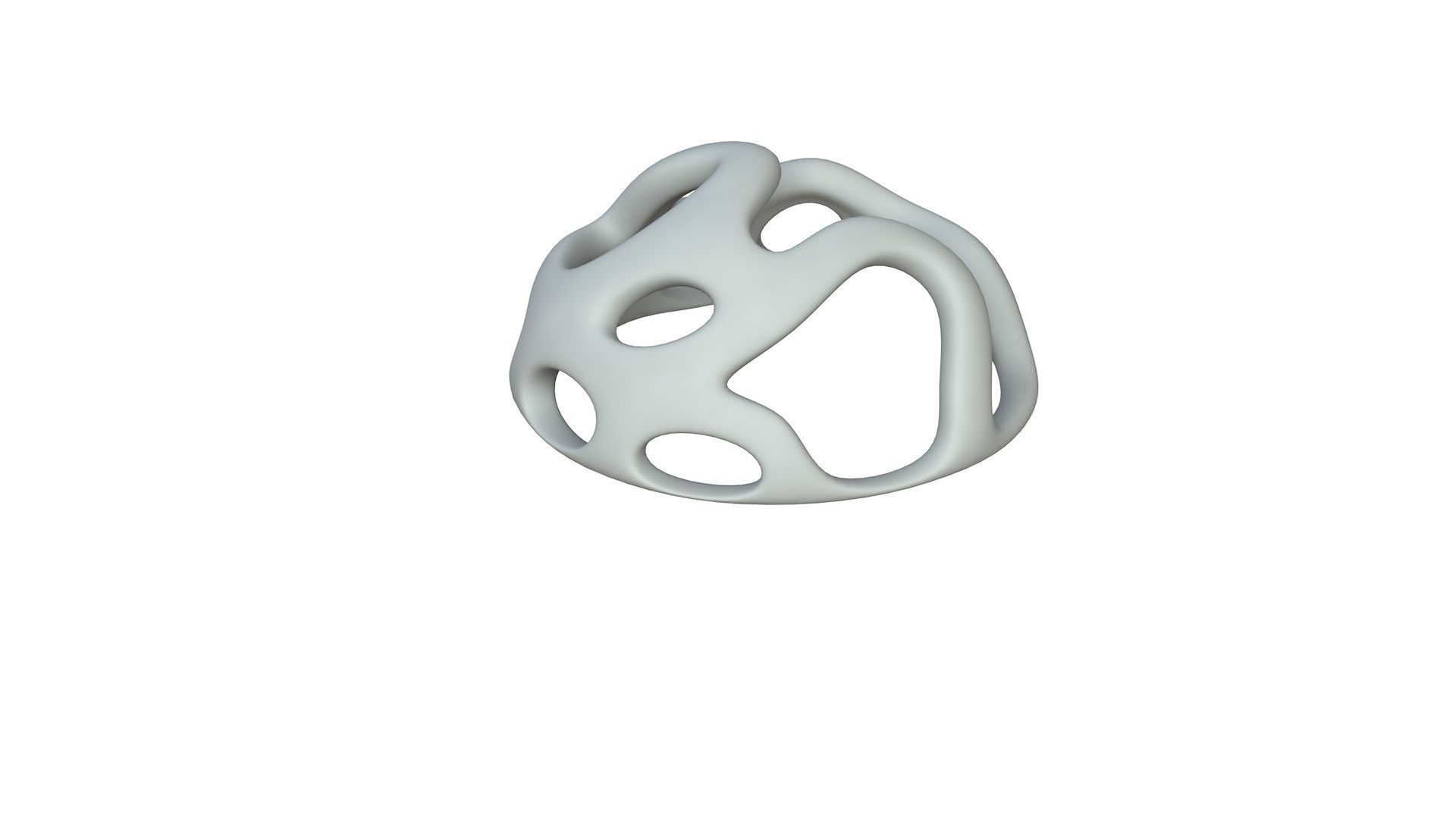 SciFi Cube Object No 44874 Low Poly Shape Low-poly 3D model_1