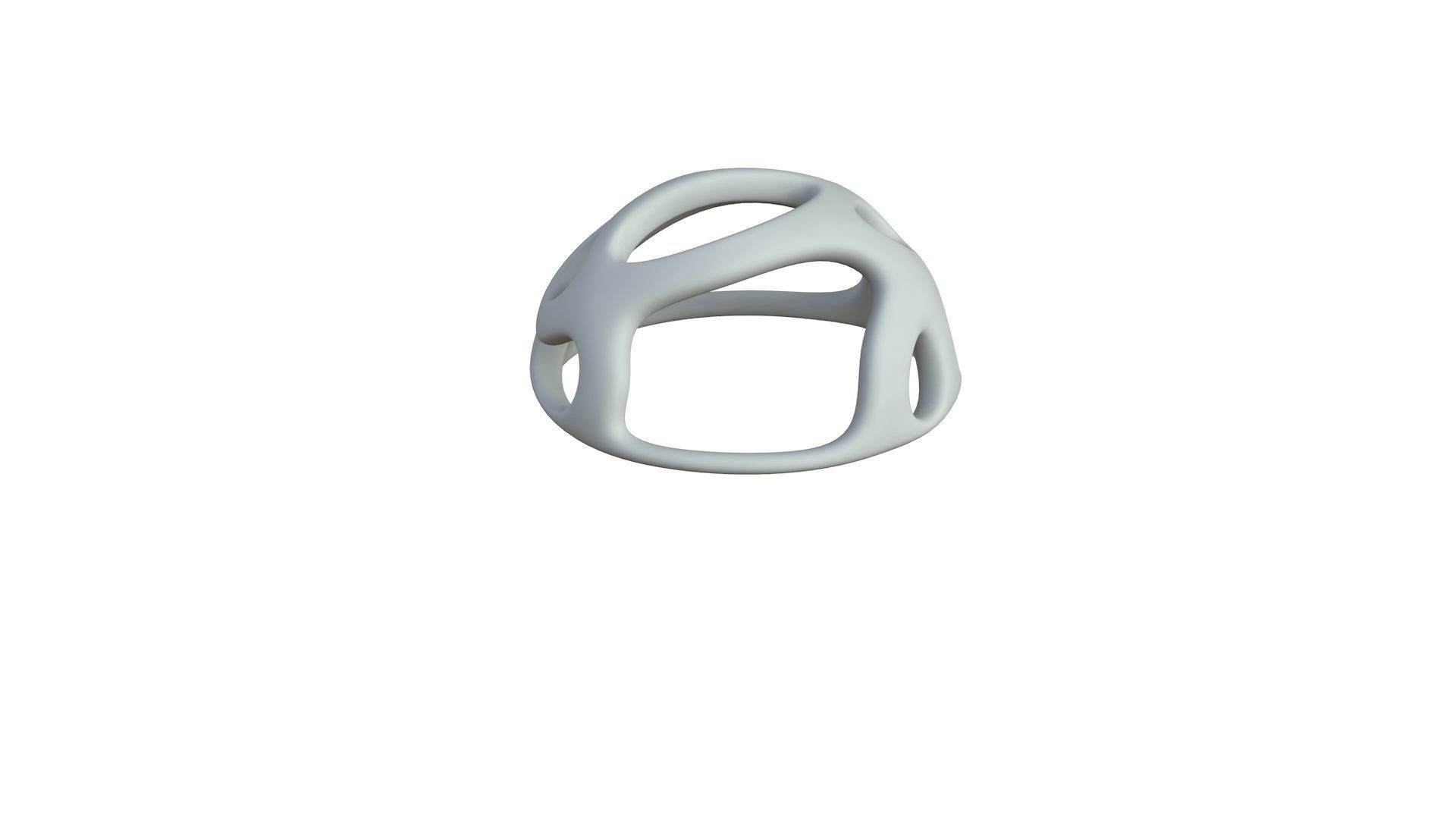 SciFi Cube Object No 44666 Low Poly Shape Low-poly 3D model_1