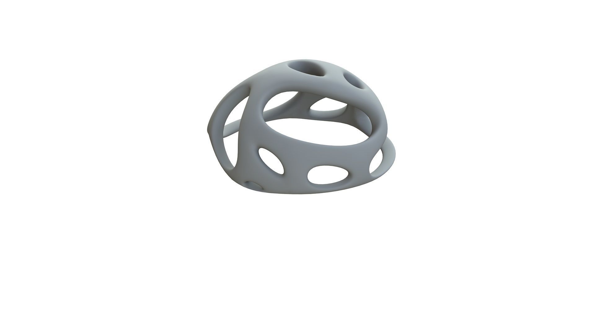 SciFi Cube Object No 44611 Low Poly Shape Low-poly 3D model_8