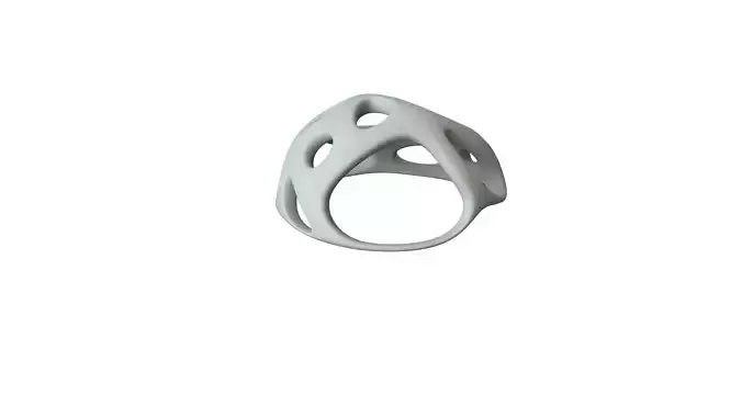 SciFi Cube Object No 44611 Low Poly Shape Low-poly 3D model