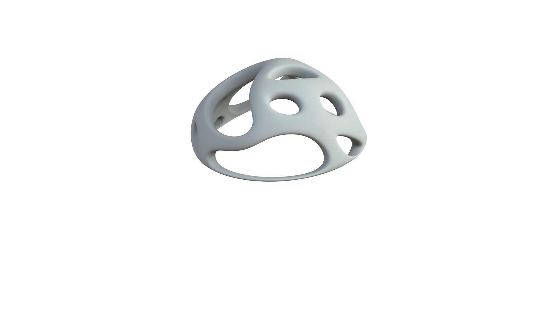 SciFi Cube Object No 44611 Low Poly Shape Low-poly 3D model_3