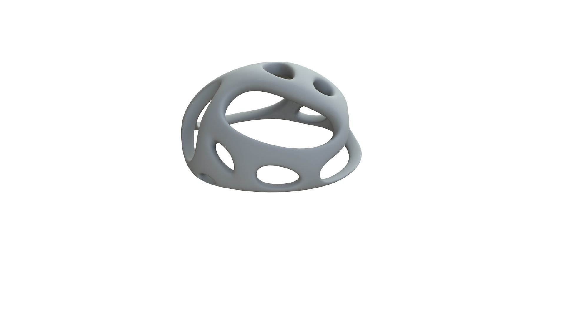 SciFi Cube Object No 44611 Low Poly Shape Low-poly 3D model_7