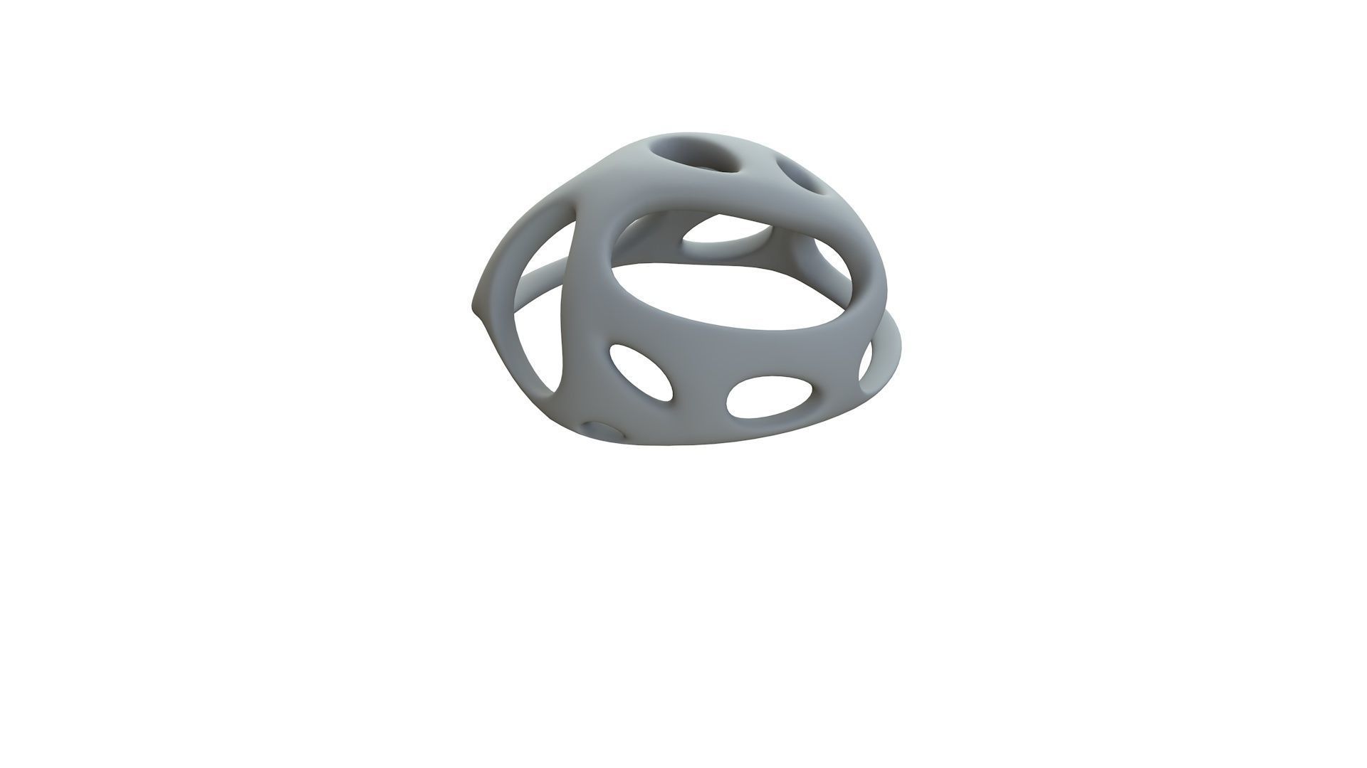 SciFi Cube Object No 44611 Low Poly Shape Low-poly 3D model_9