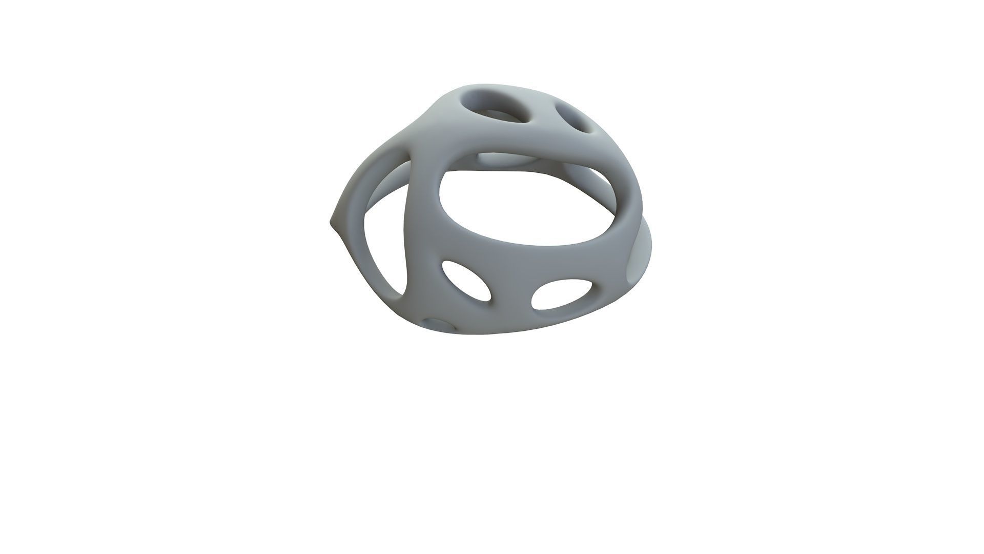 SciFi Cube Object No 44611 Low Poly Shape Low-poly 3D model_11