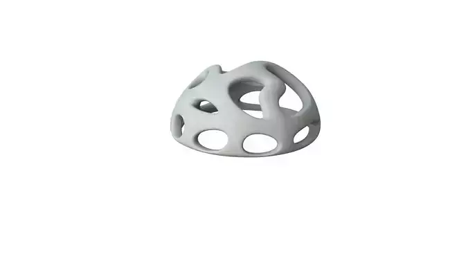 SciFi Cube Object No 44574 Low Poly Shape Low-poly 3D model