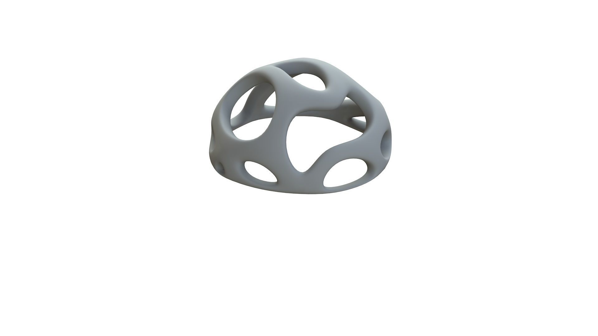 SciFi Cube Object No 44531 Low Poly Shape Low-poly 3D model_9