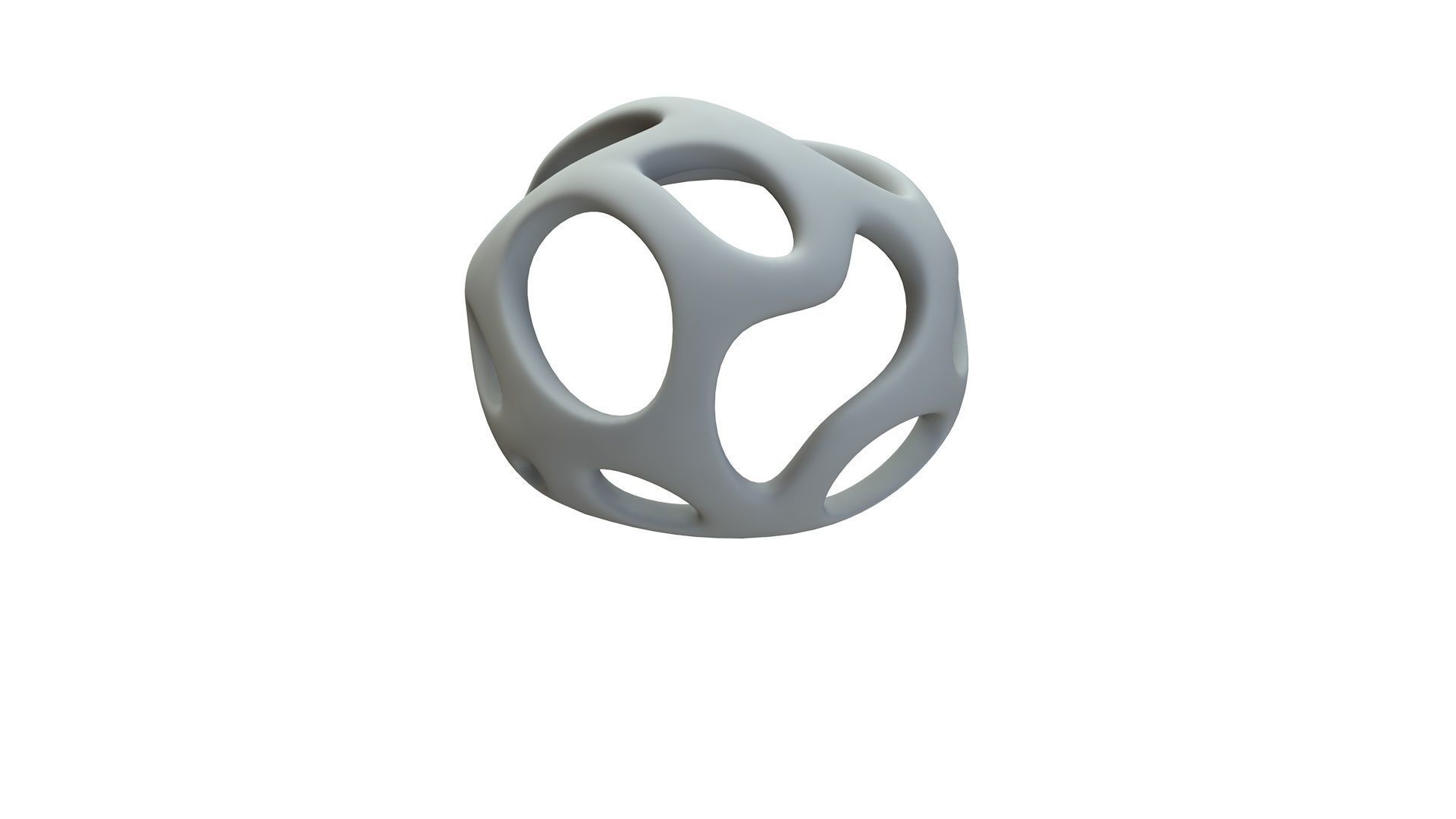 SciFi Cube Object No 44531 Low Poly Shape Low-poly 3D model_15