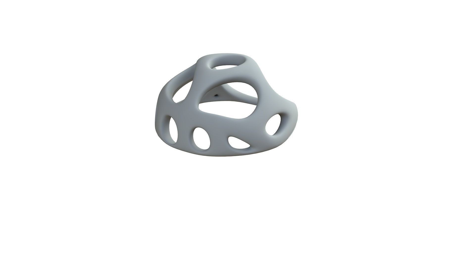 SciFi Cube Object No 44486 Low Poly Shape Low-poly 3D model_7