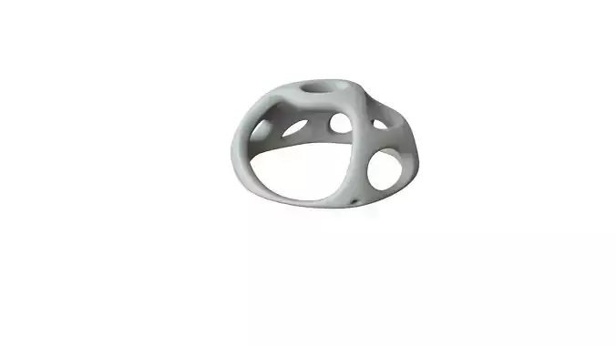 SciFi Cube Object No 44486 Low Poly Shape Low-poly 3D model