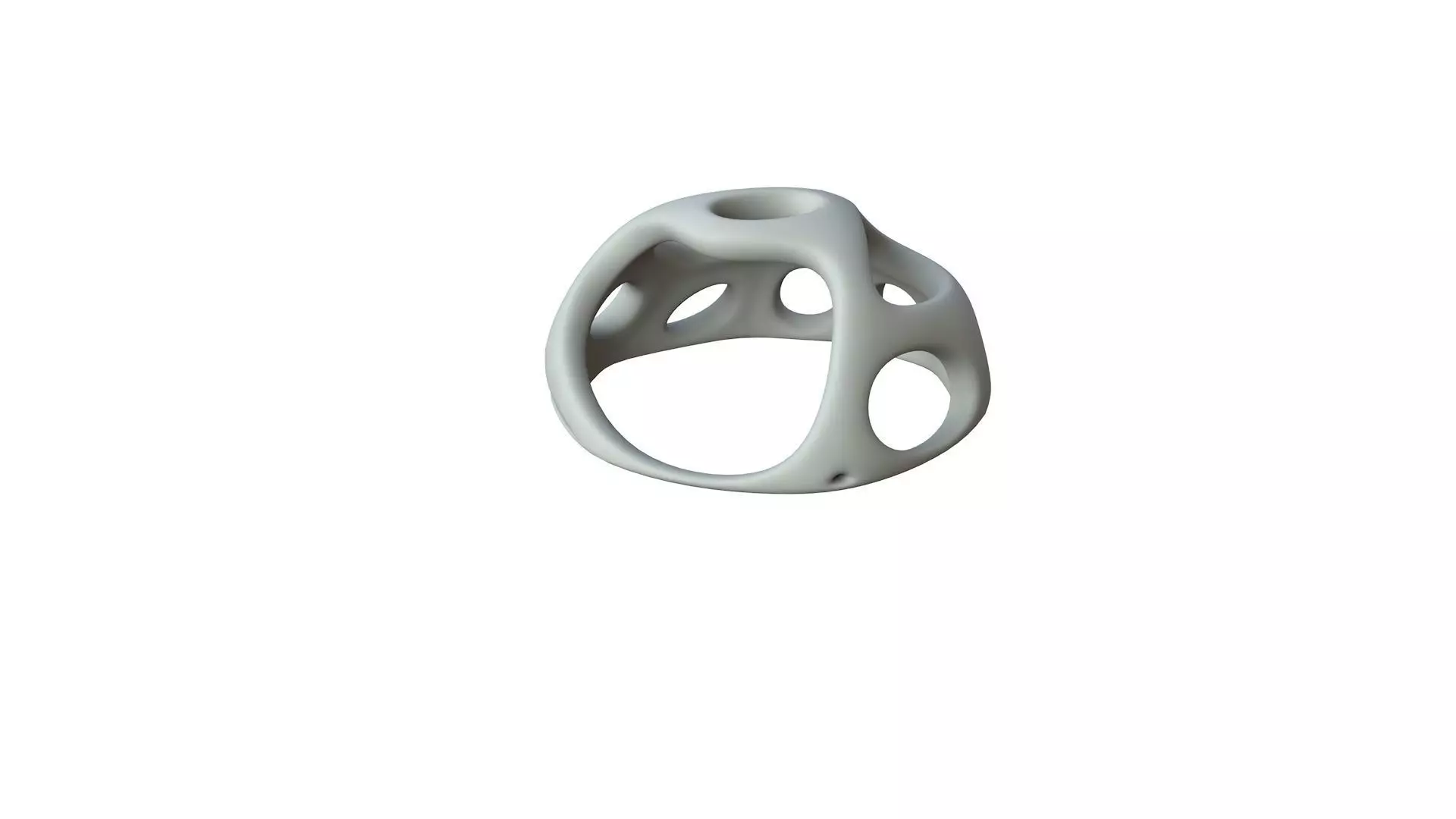 SciFi Cube Object No 44486 Low Poly Shape Low-poly 3D model_0